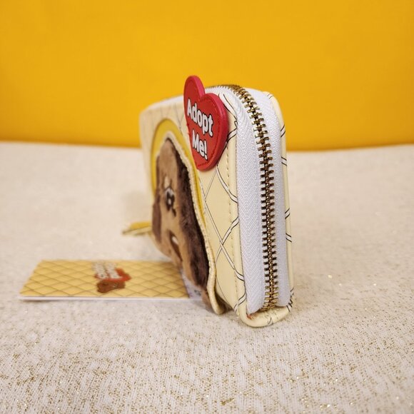 Loungefly Pound Puppies 40th Anniversary Plush Zip Around Wallet NEW - Picture 7 of 13